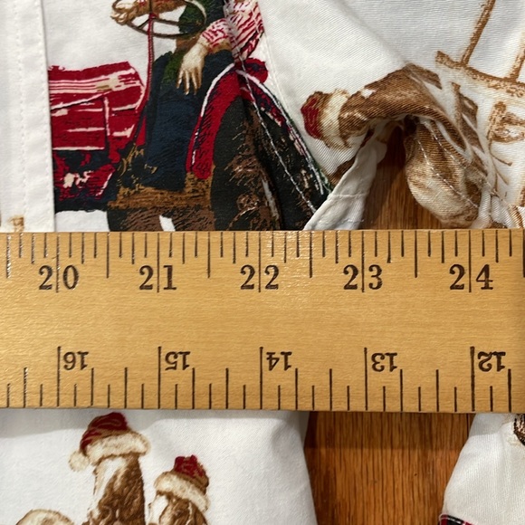 Clearwater Outfitters Size Large Men’s Christmas Santa Button Down 100% Cotton - Picture 5 of 14